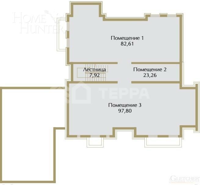 2-этажный коттедж 793.82 м² без отделки
