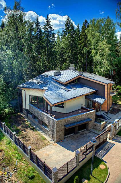 2-этажный коттедж 760 м² без отделки