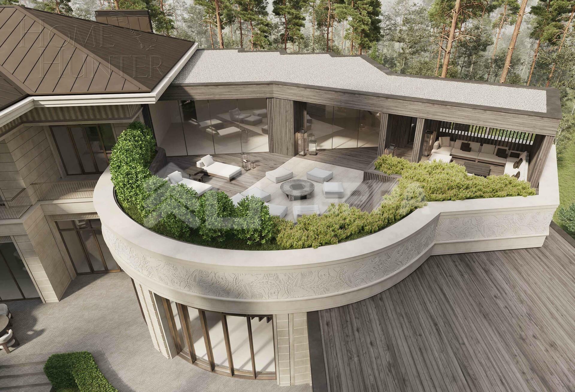 2-этажный коттедж 3 748 м² без отделки