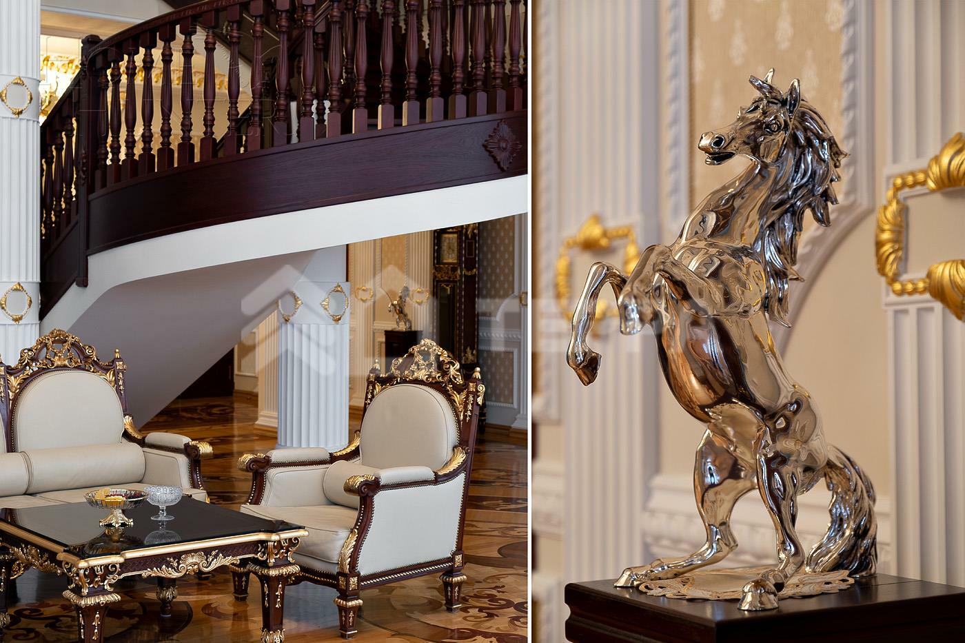 3-этажный коттедж 1 700 м² с отделкой