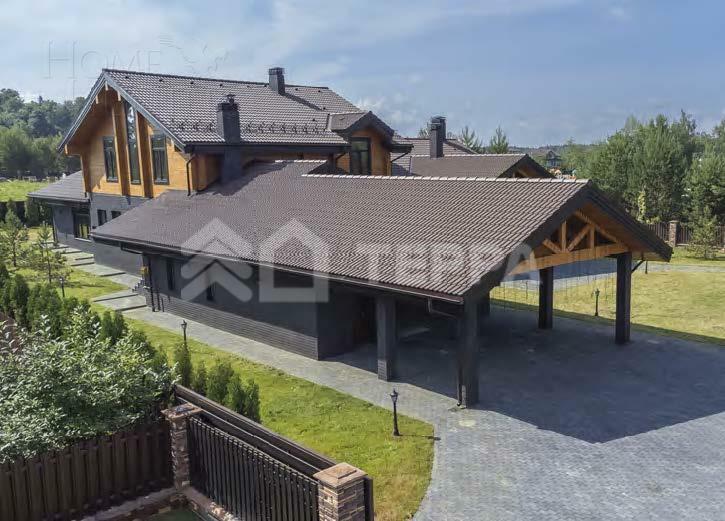 2-этажный коттедж 600 м² с отделкой