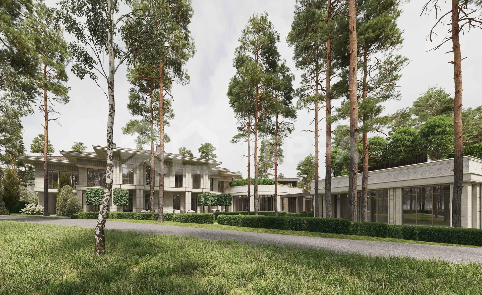 2-этажный коттедж 3 748 м² без отделки