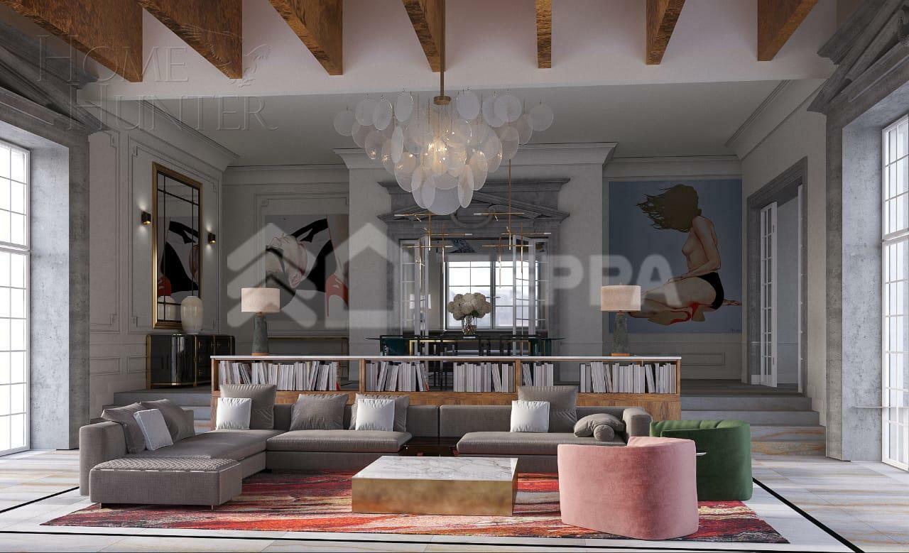 2-этажный коттедж 1 153 м² с отделкой