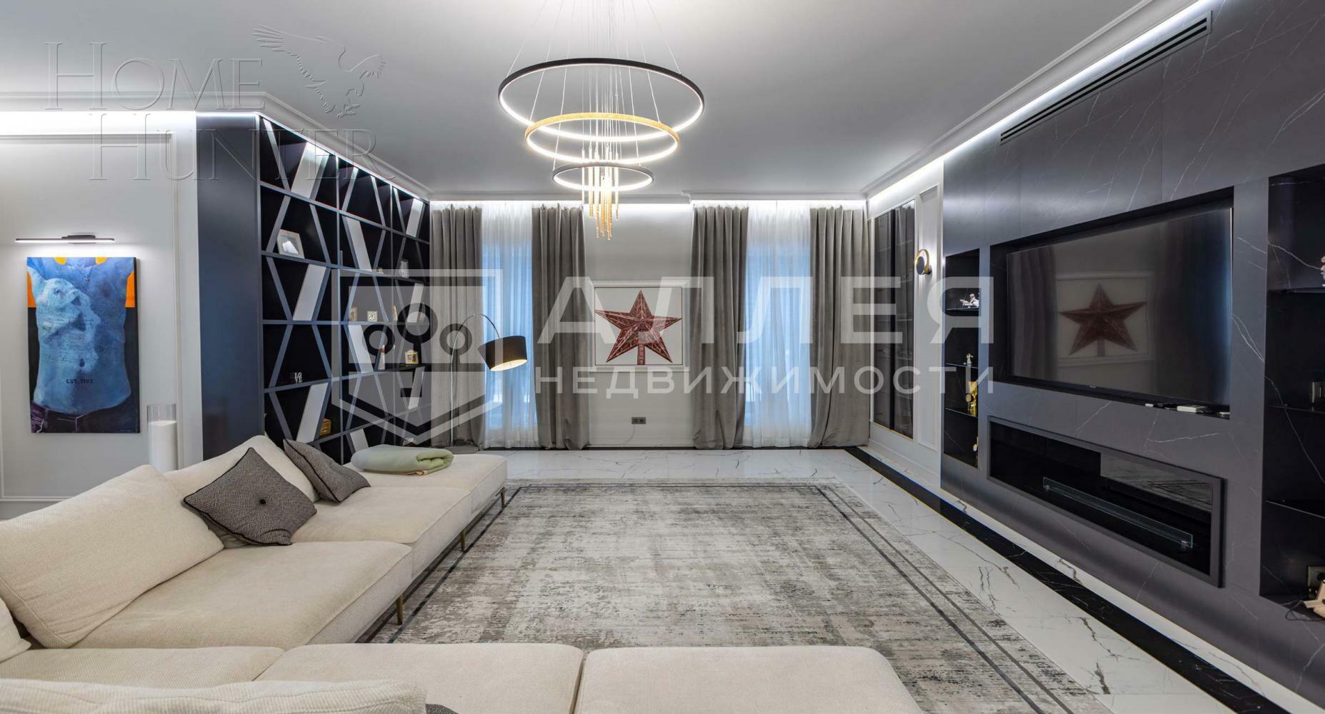 3-этажный коттедж 528 м² с отделкой