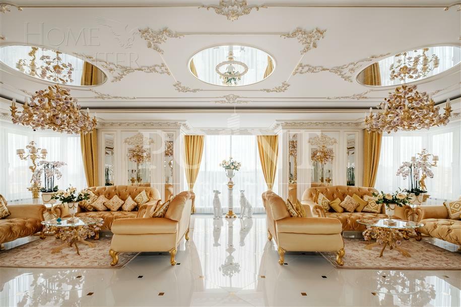 2-УРОВНЕВАЯ КВАРТИРА С ОТДЕЛКОЙ 721 М² НА 15 ЭТАЖЕ