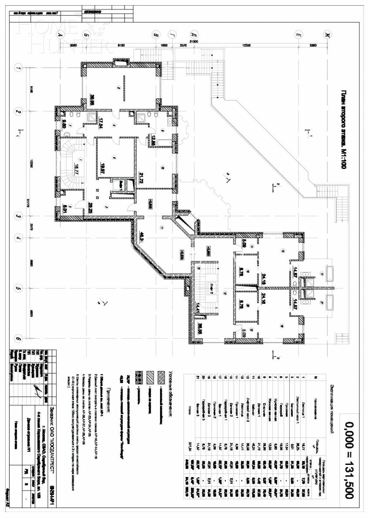 2-этажный коттедж 1 703.4 м² без отделки