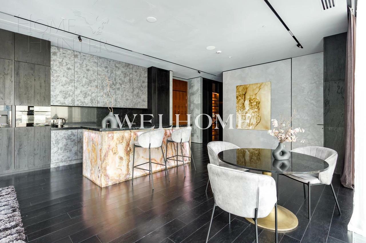 2-КОМН. АПАРТАМЕНТЫ С ОТДЕЛКОЙ 123 М² НА 43 ЭТАЖЕ