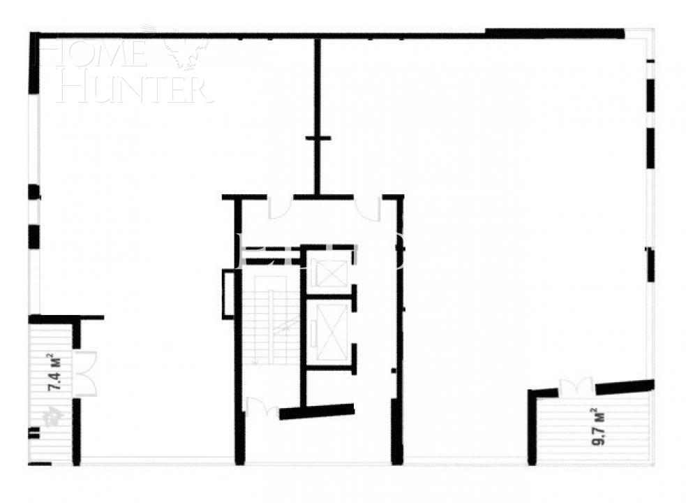3-КОМН. КВАРТИРА БЕЗ ОТДЕЛКИ 125 М² НА 7 ЭТАЖЕ