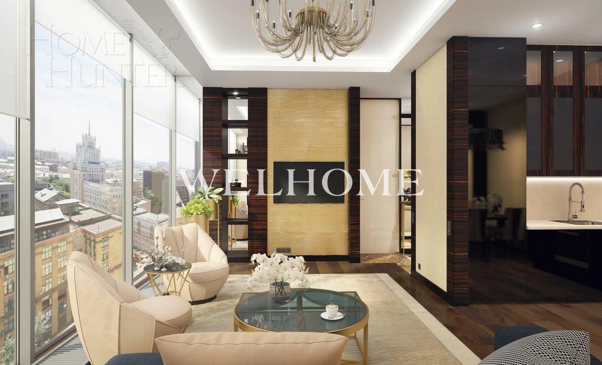 3-КОМН. АПАРТАМЕНТЫ БЕЗ ОТДЕЛКИ 171.2 М² НА 7 ЭТАЖЕ