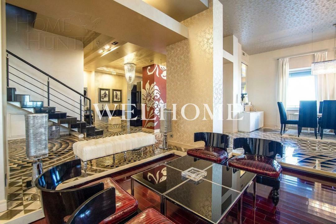 3-УРОВНЕВЫЙ ПЕНТХАУС С ОТДЕЛКОЙ 558.1 М² НА 36 ЭТАЖЕ