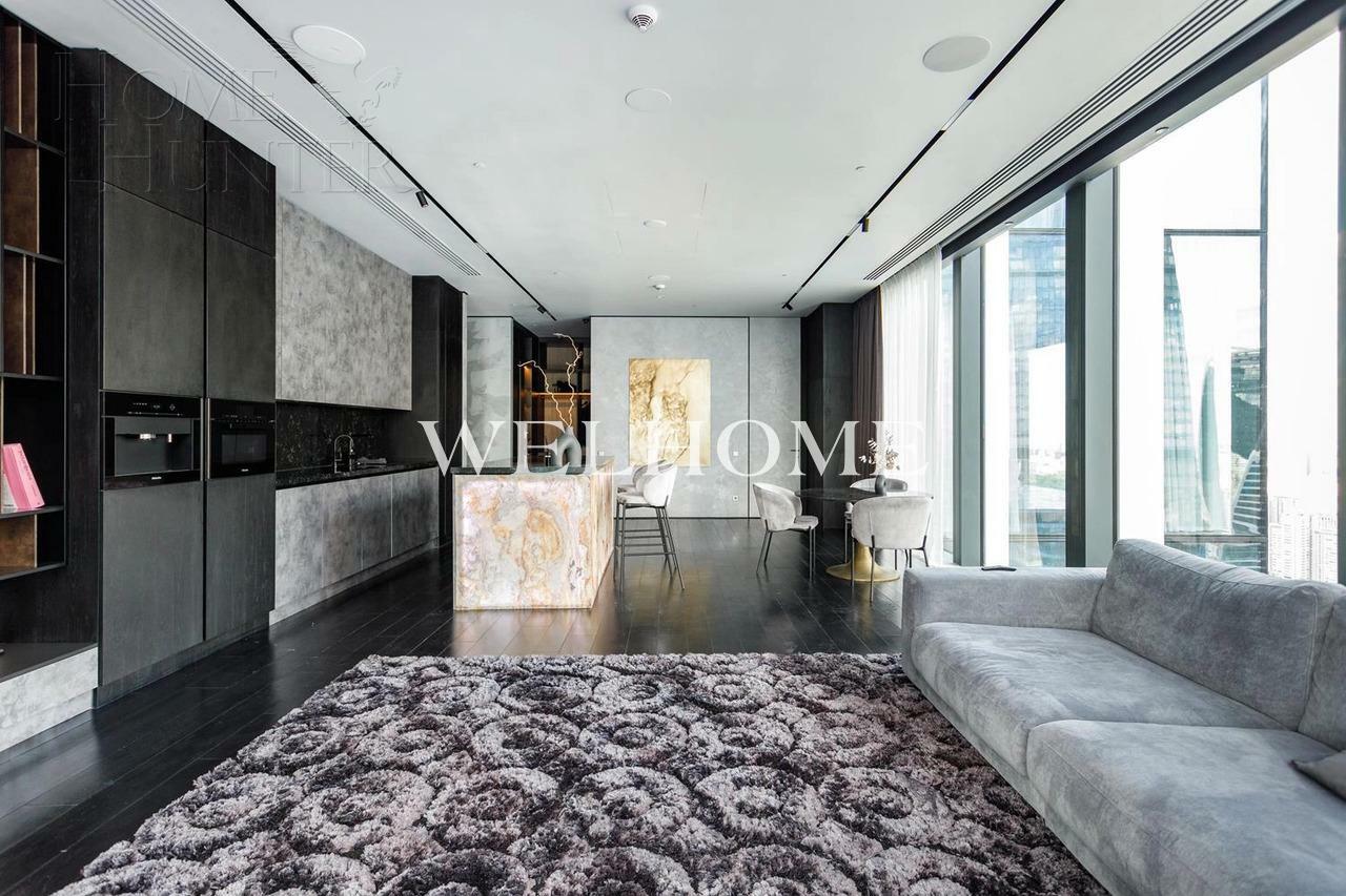 2-КОМН. АПАРТАМЕНТЫ С ОТДЕЛКОЙ 123 М² НА 43 ЭТАЖЕ