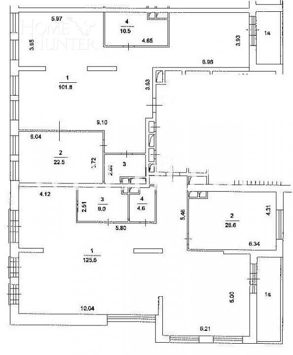 6-КОМН. КВАРТИРА БЕЗ ОТДЕЛКИ 311.4 М² НА 8 ЭТАЖЕ