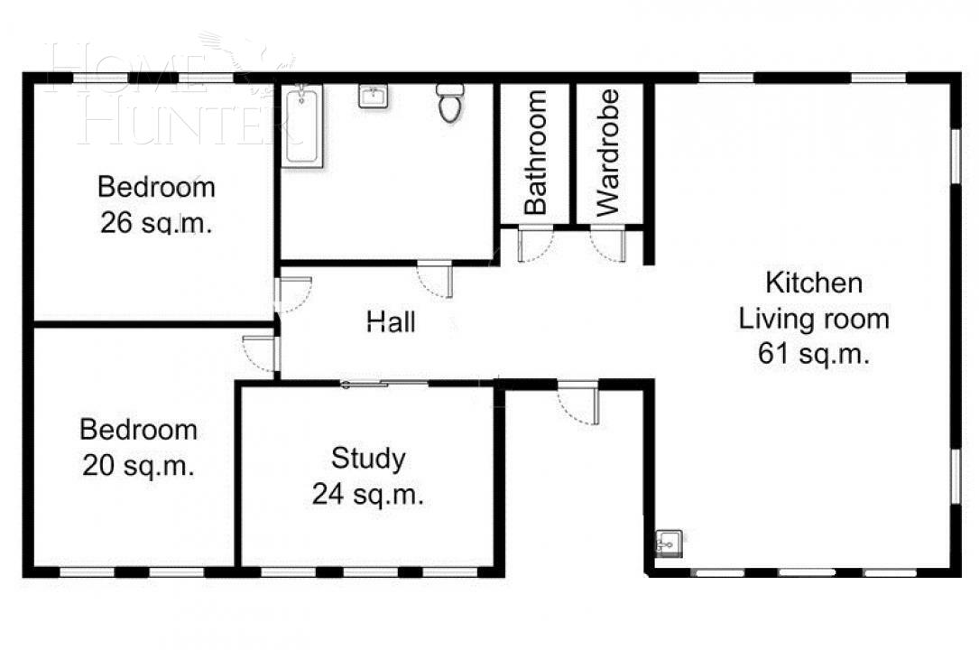 4-КОМН. КВАРТИРА С ОТДЕЛКОЙ 152 М² НА 4 ЭТАЖЕ