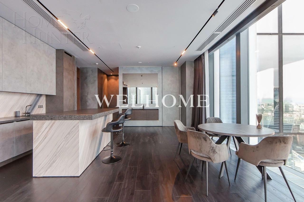 2-КОМН. АПАРТАМЕНТЫ С ОТДЕЛКОЙ 124 М² НА 47 ЭТАЖЕ