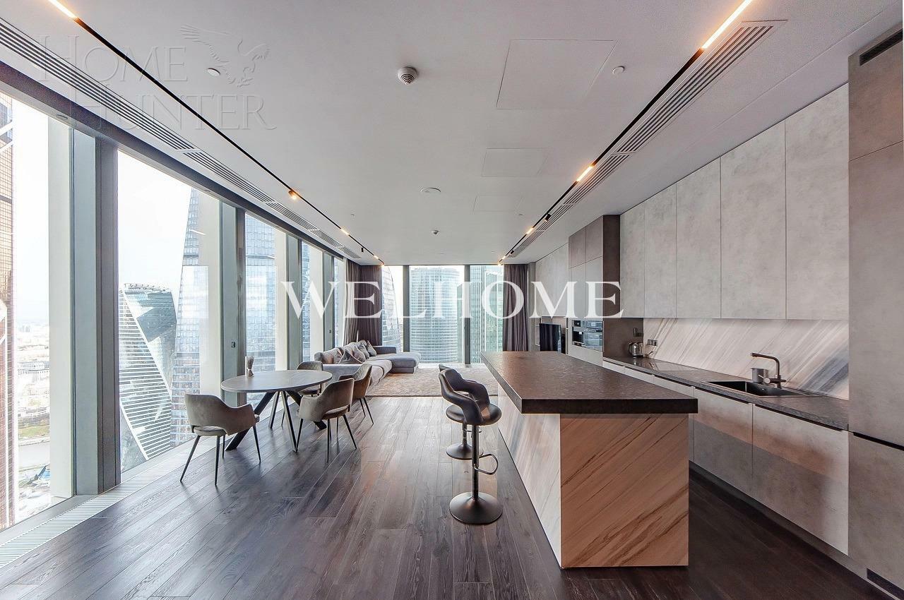 2-КОМН. АПАРТАМЕНТЫ С ОТДЕЛКОЙ 124 М² НА 47 ЭТАЖЕ