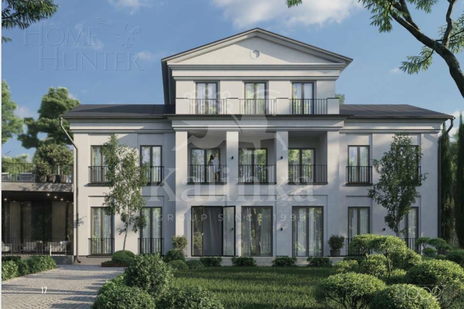 3-этажный коттедж 1 200 м² без отделки