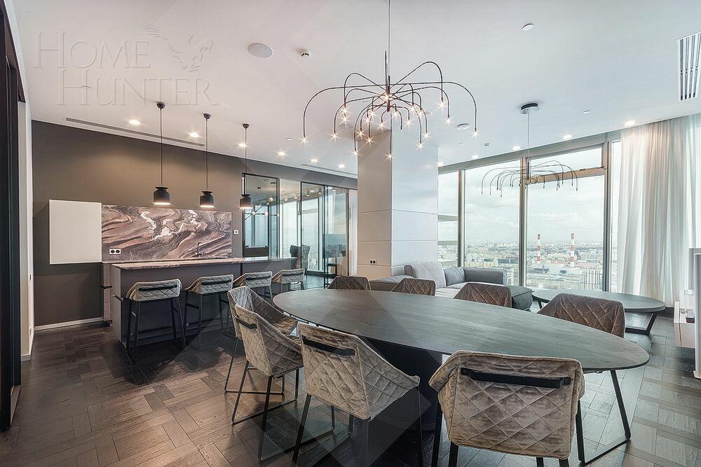 4-КОМН. АПАРТАМЕНТЫ С ОТДЕЛКОЙ 175.2 М² НА 40 ЭТАЖЕ