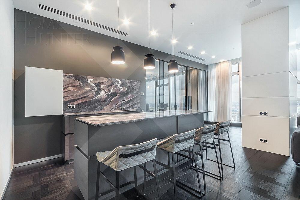 4-КОМН. АПАРТАМЕНТЫ С ОТДЕЛКОЙ 175.2 М² НА 40 ЭТАЖЕ