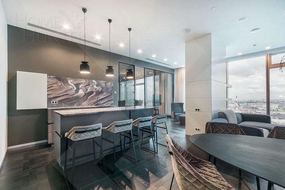 4-КОМН. АПАРТАМЕНТЫ С ОТДЕЛКОЙ 175.2 М² НА 40 ЭТАЖЕ