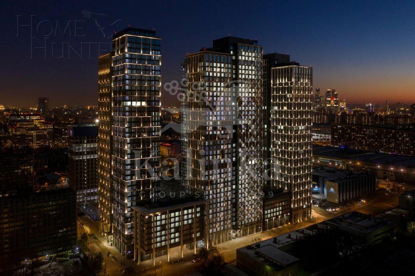 5-КОМН. ПЕНТХАУС БЕЗ ОТДЕЛКИ 187.2 М² НА 37 ЭТАЖЕ