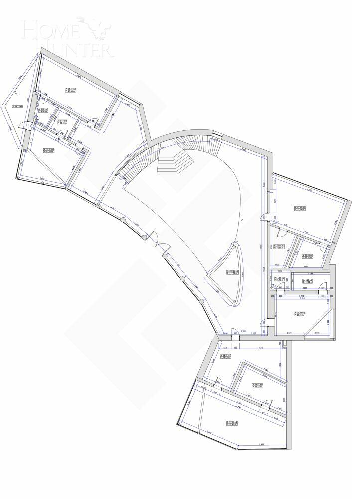 2-этажный коттедж 1 414 м² с отделкой
