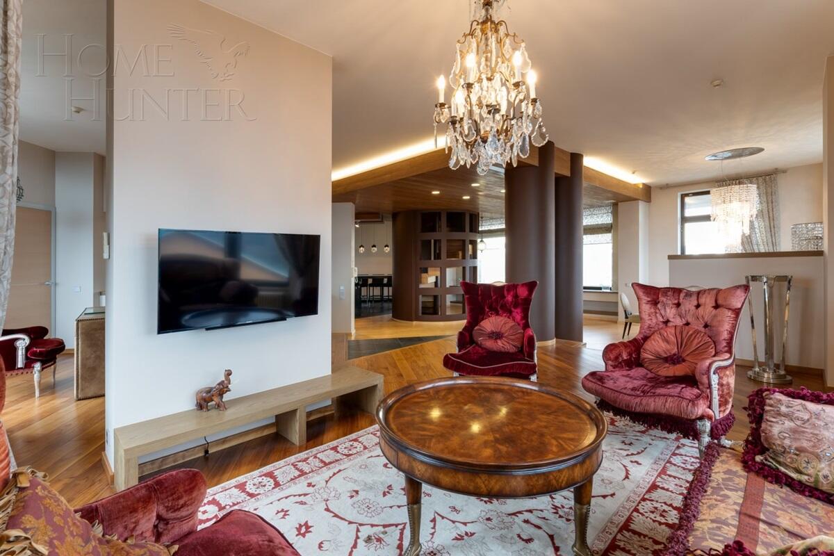 3-УРОВНЕВЫЙ ПЕНТХАУС С ОТДЕЛКОЙ 583 М² НА 19 ЭТАЖЕ