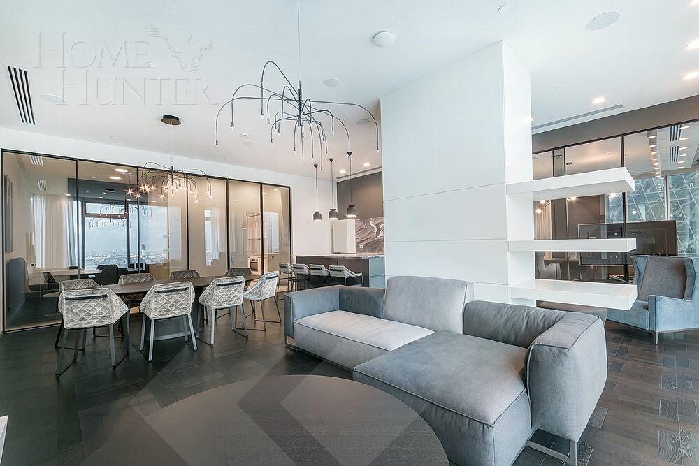 4-КОМН. АПАРТАМЕНТЫ С ОТДЕЛКОЙ 175.2 М² НА 40 ЭТАЖЕ