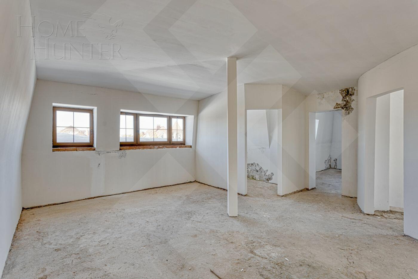 3-этажный коттедж 640 м² без отделки