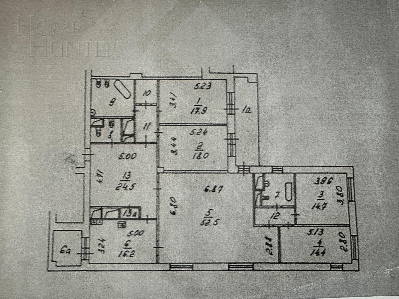 5-КОМН. КВАРТИРА С ОТДЕЛКОЙ 196.1 М² НА 10 ЭТАЖЕ
