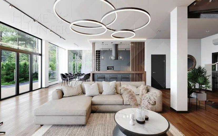 2-этажный коттедж 306 м² без отделки