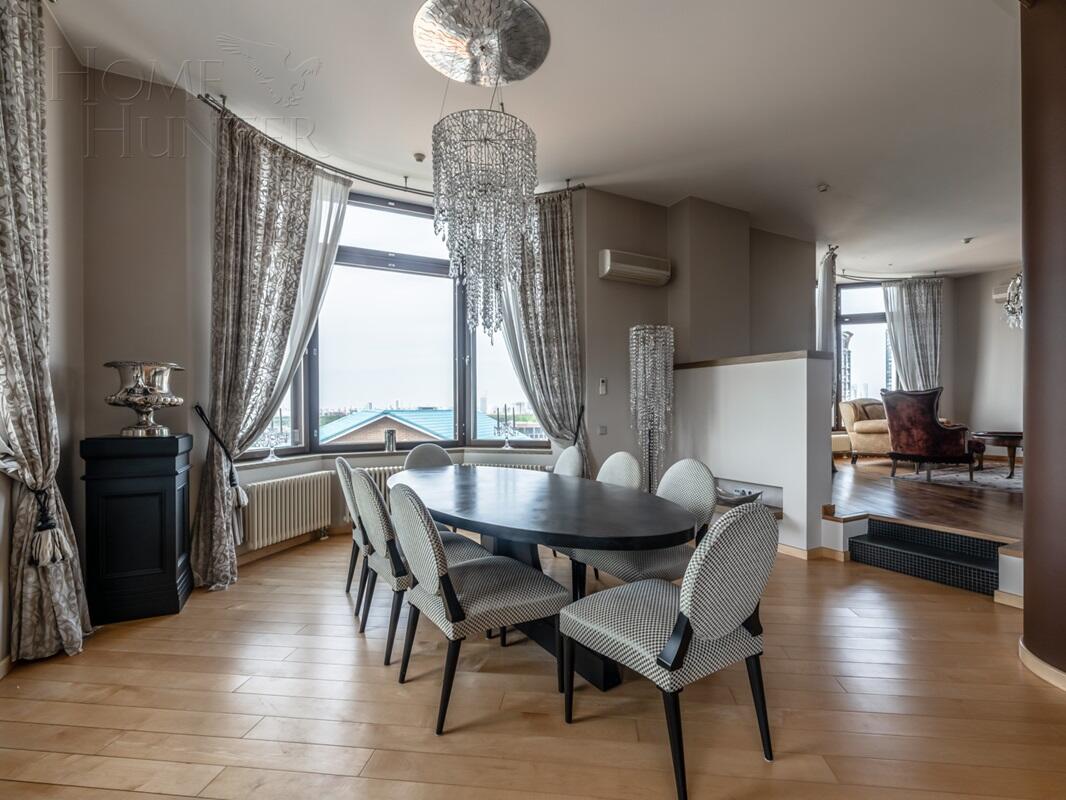 3-УРОВНЕВЫЙ ПЕНТХАУС С ОТДЕЛКОЙ 583 М² НА 19 ЭТАЖЕ