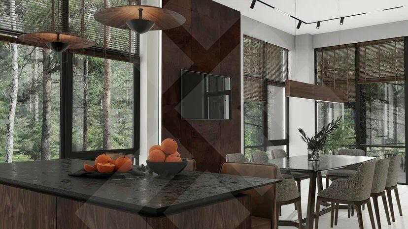 2-этажный коттедж 520 м² без отделки