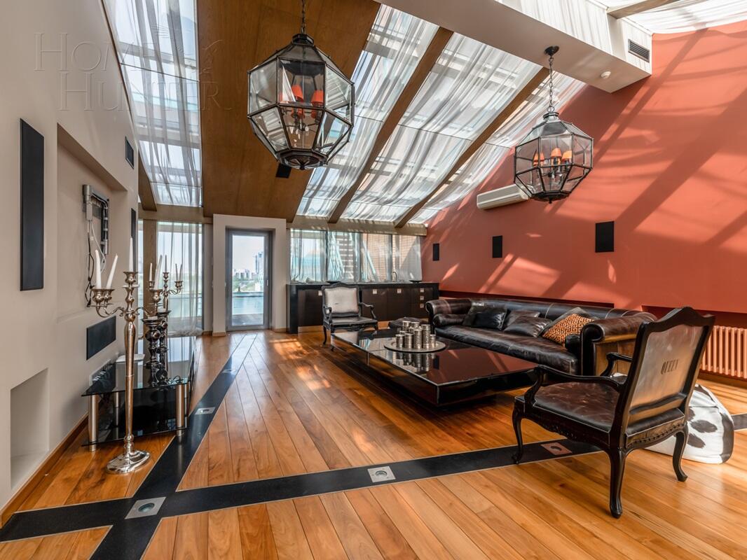 3-УРОВНЕВЫЙ ПЕНТХАУС С ОТДЕЛКОЙ 583 М² НА 19 ЭТАЖЕ