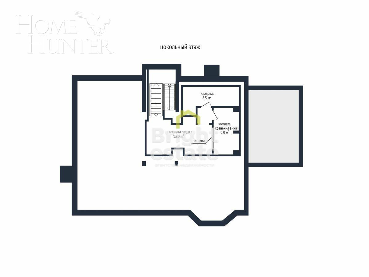 3-этажный коттедж 420 м² с отделкой