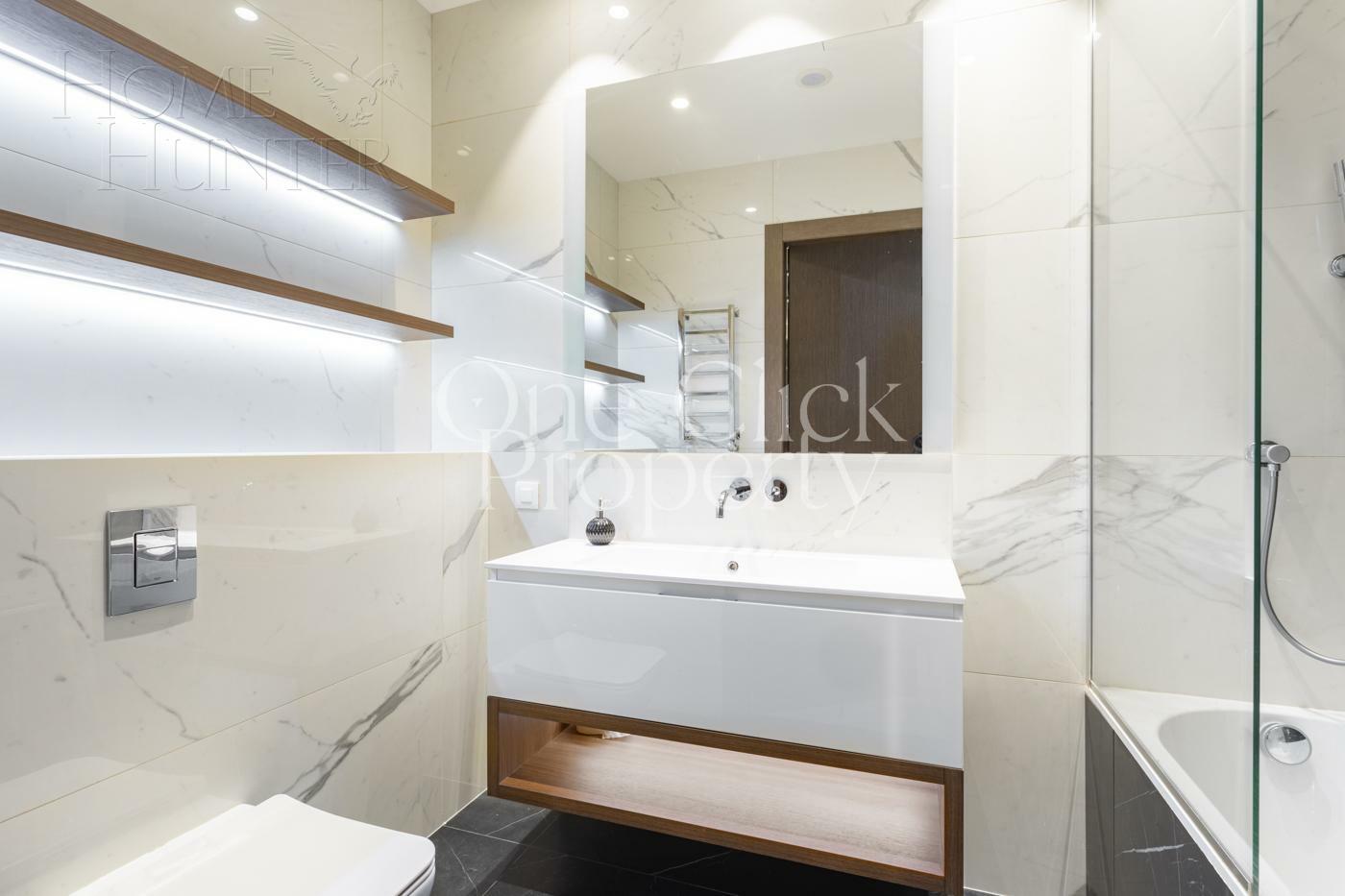 2-КОМН. АПАРТАМЕНТЫ С ОТДЕЛКОЙ 76.7 М² НА 38 ЭТАЖЕ