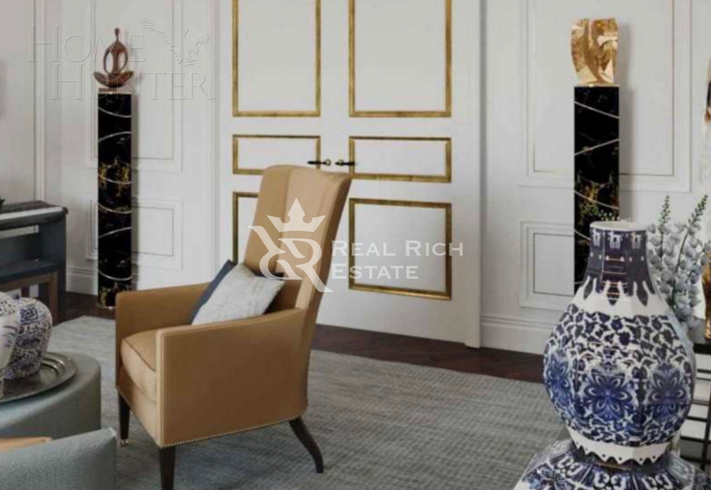 2-этажный коттедж 1 338 м² без отделки