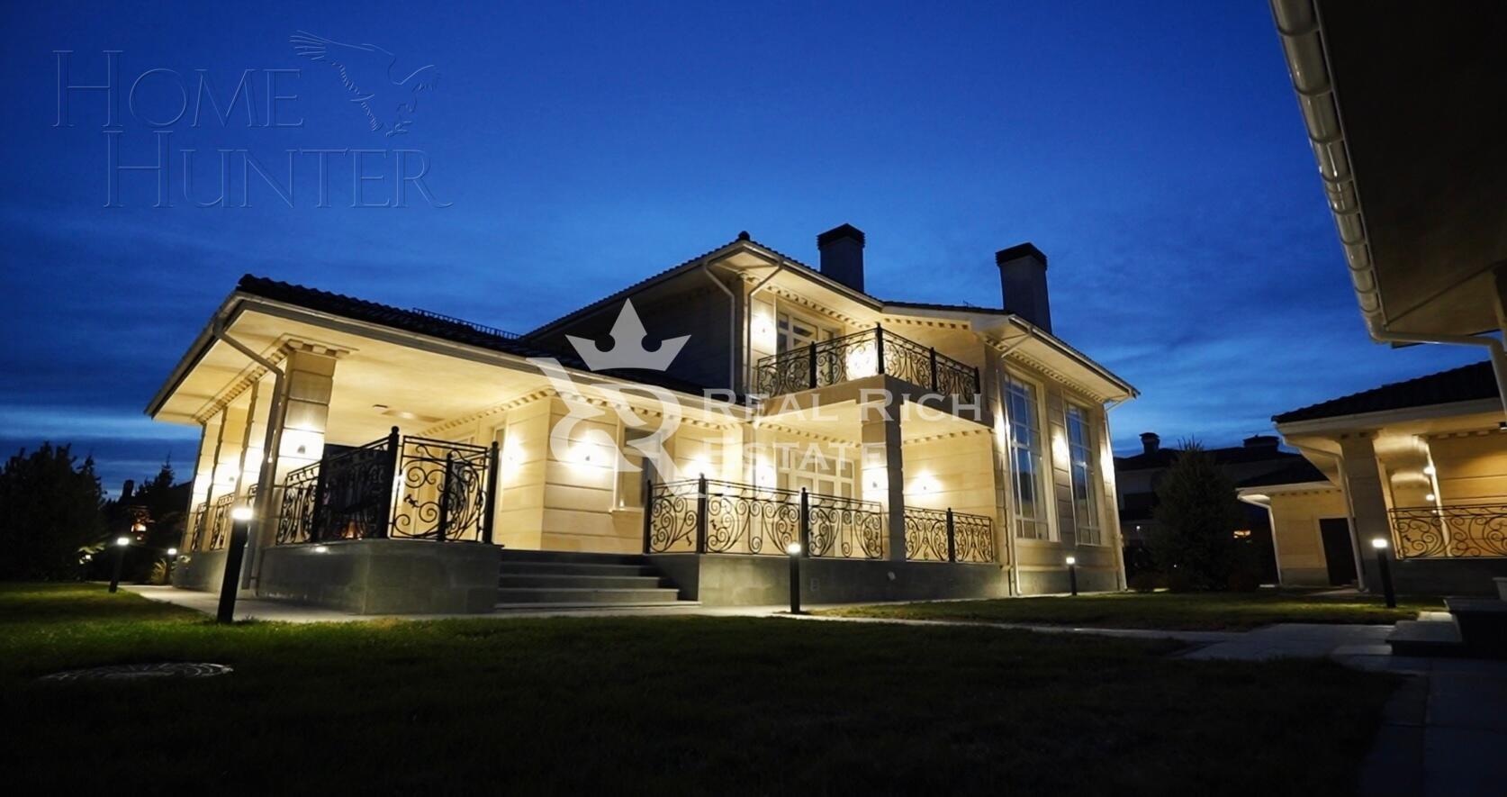 2-этажный коттедж 500 м² с отделкой