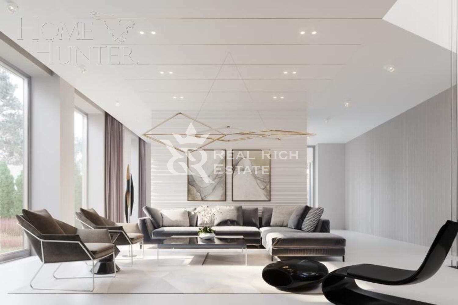 2-этажный коттедж 450 м² с отделкой