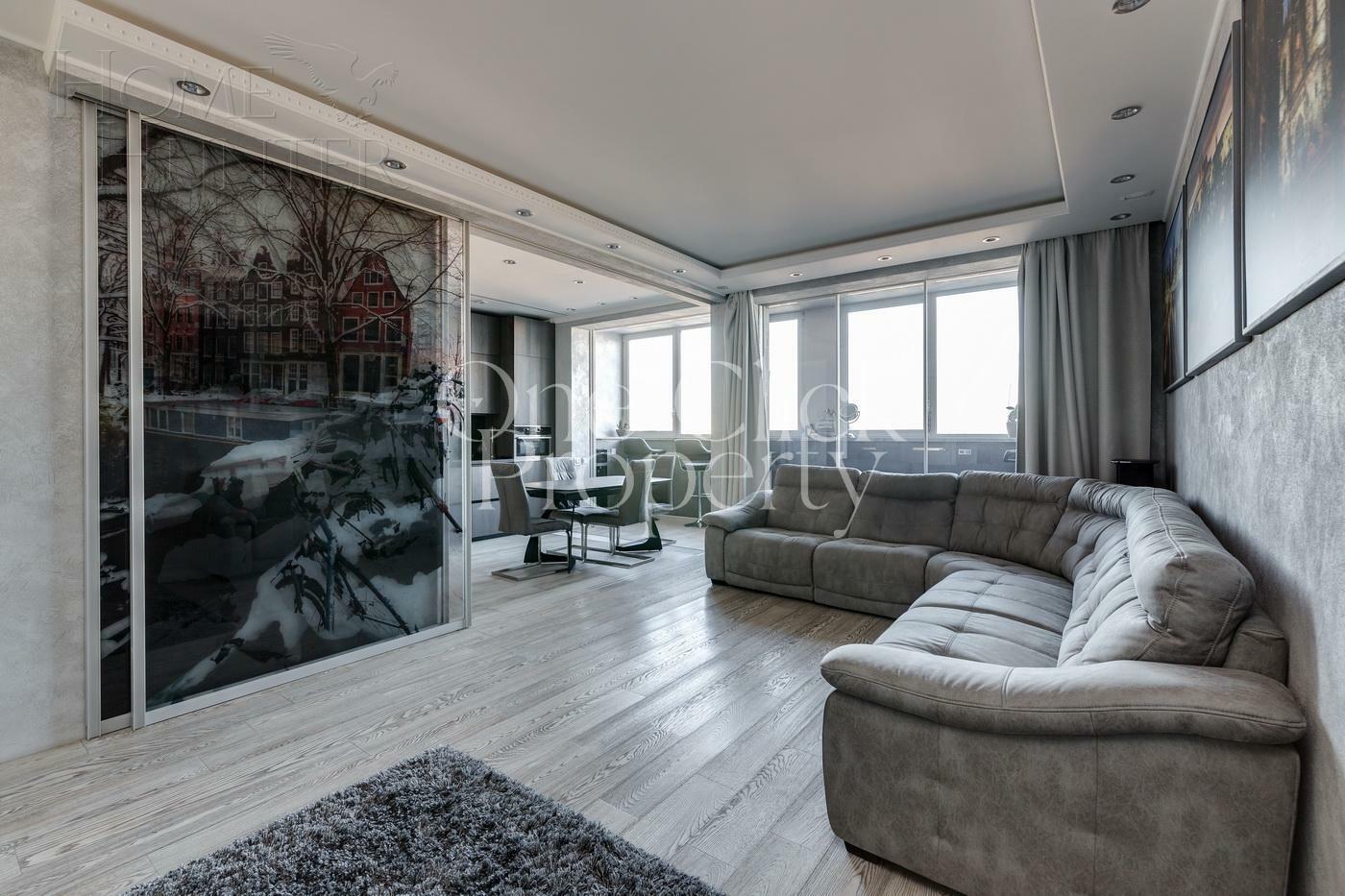 3-КОМН. КВАРТИРА С ОТДЕЛКОЙ 136.7 М² НА 15 ЭТАЖЕ