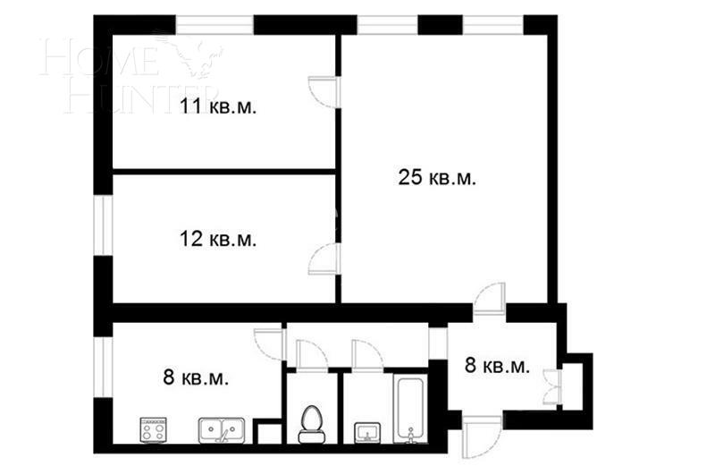 3-КОМН. КВАРТИРА С ОТДЕЛКОЙ 67 М² НА 9 ЭТАЖЕ
