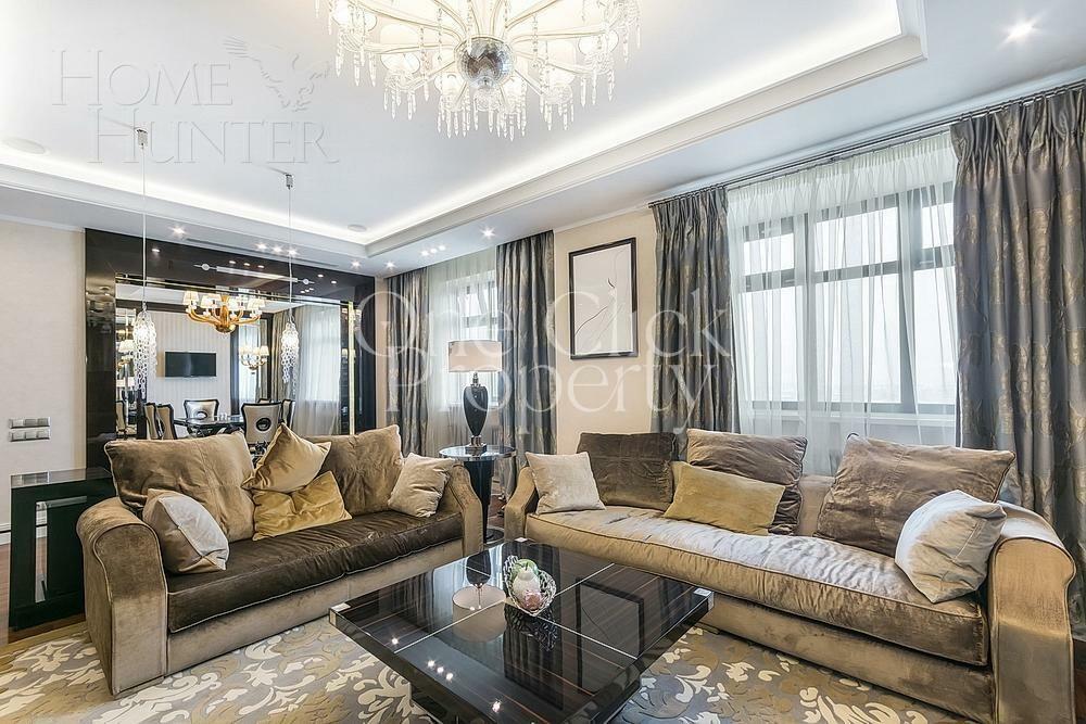 2-УРОВНЕВАЯ КВАРТИРА С ОТДЕЛКОЙ 228 М² НА 44 ЭТАЖЕ