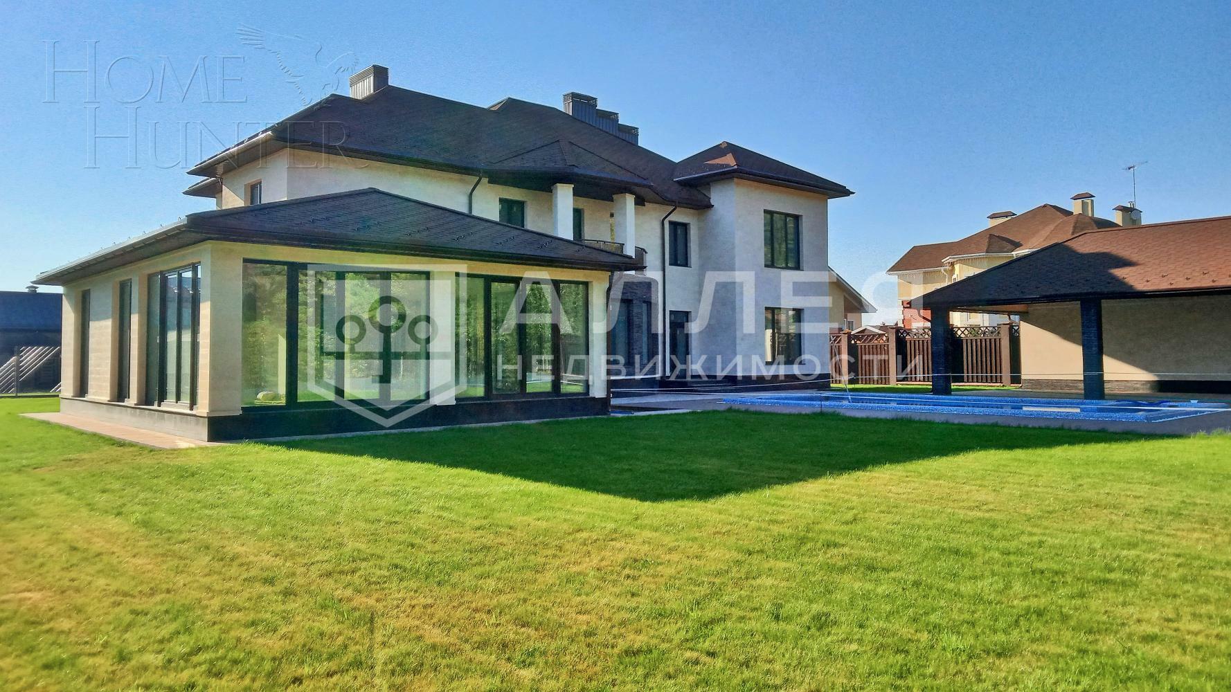 2-этажный коттедж 600 м² без отделки