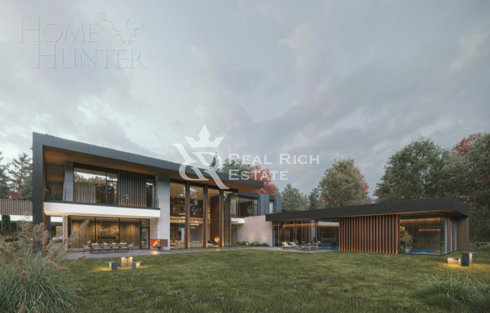 2-этажный коттедж 1 500 м² с отделкой