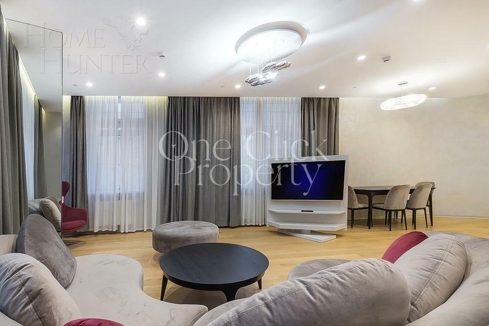 3-КОМН. АПАРТАМЕНТЫ С ОТДЕЛКОЙ 132.8 М² НА 5 ЭТАЖЕ