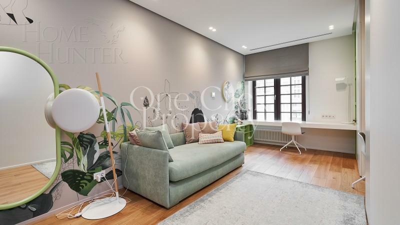 2-УРОВНЕВАЯ КВАРТИРА БЕЗ ОТДЕЛКИ 201.5 М² НА 1 ЭТАЖЕ