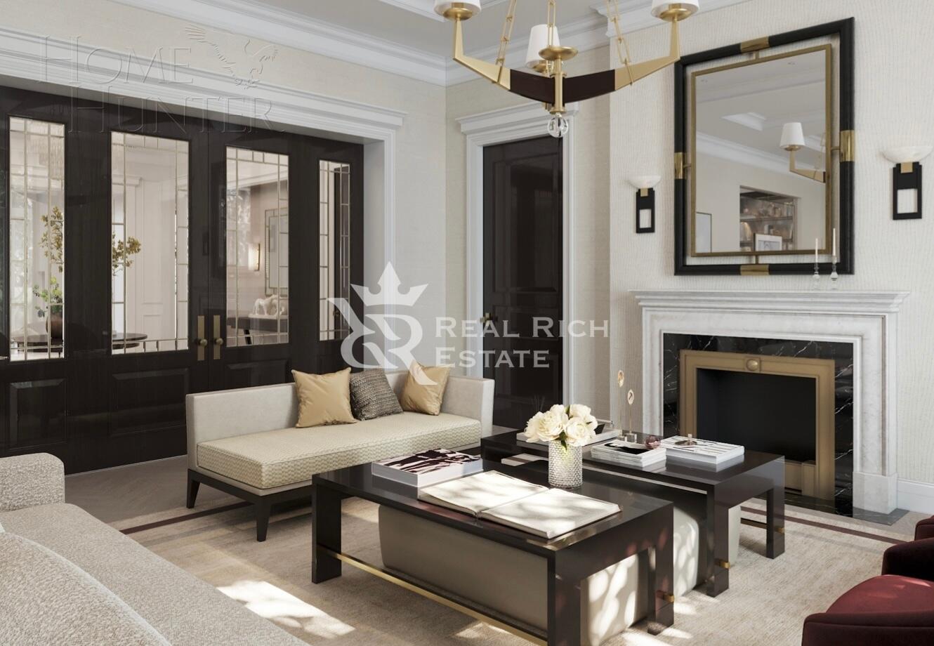 2-этажный коттедж 1 455 м² с отделкой