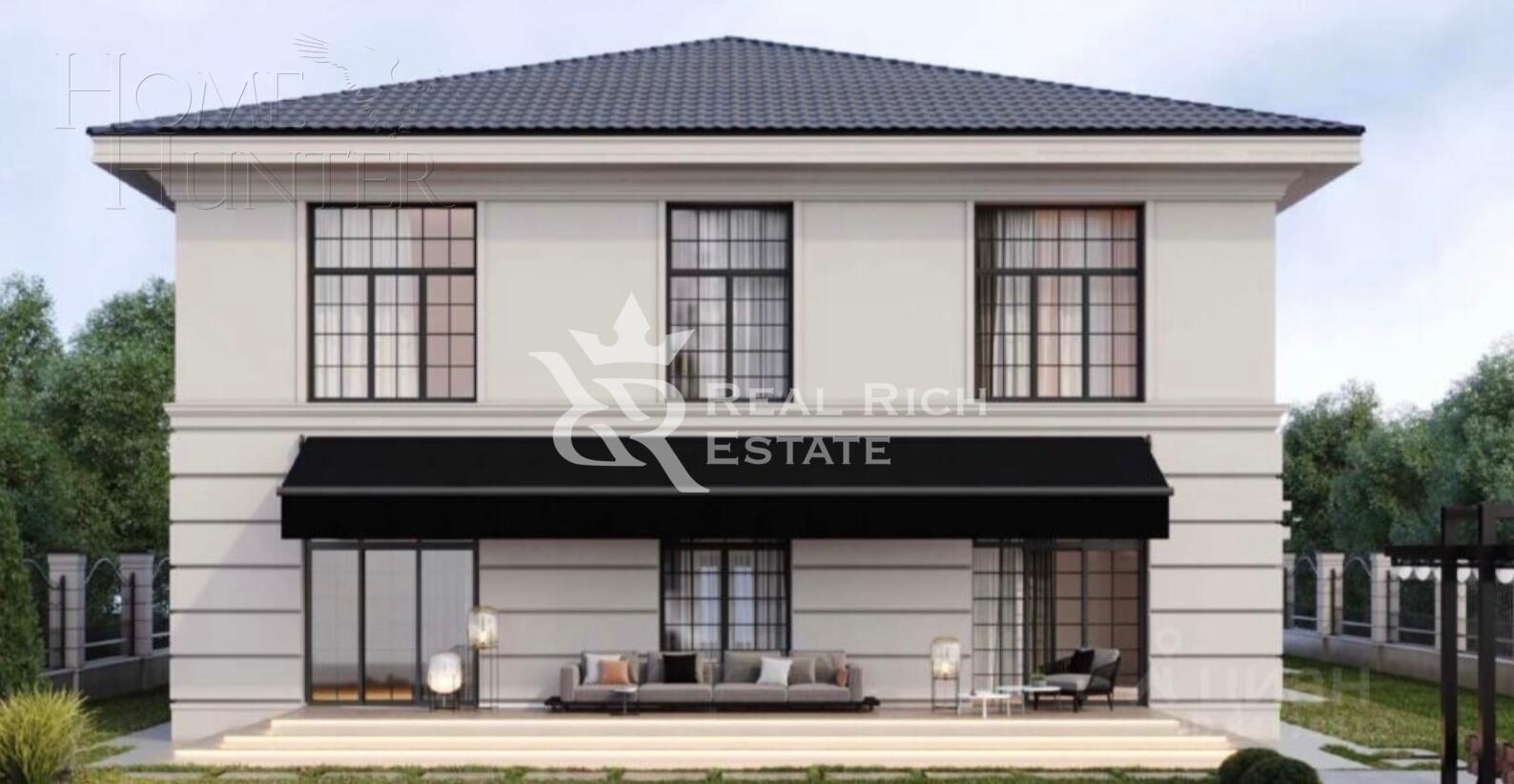 2-этажный коттедж 440 м² без отделки