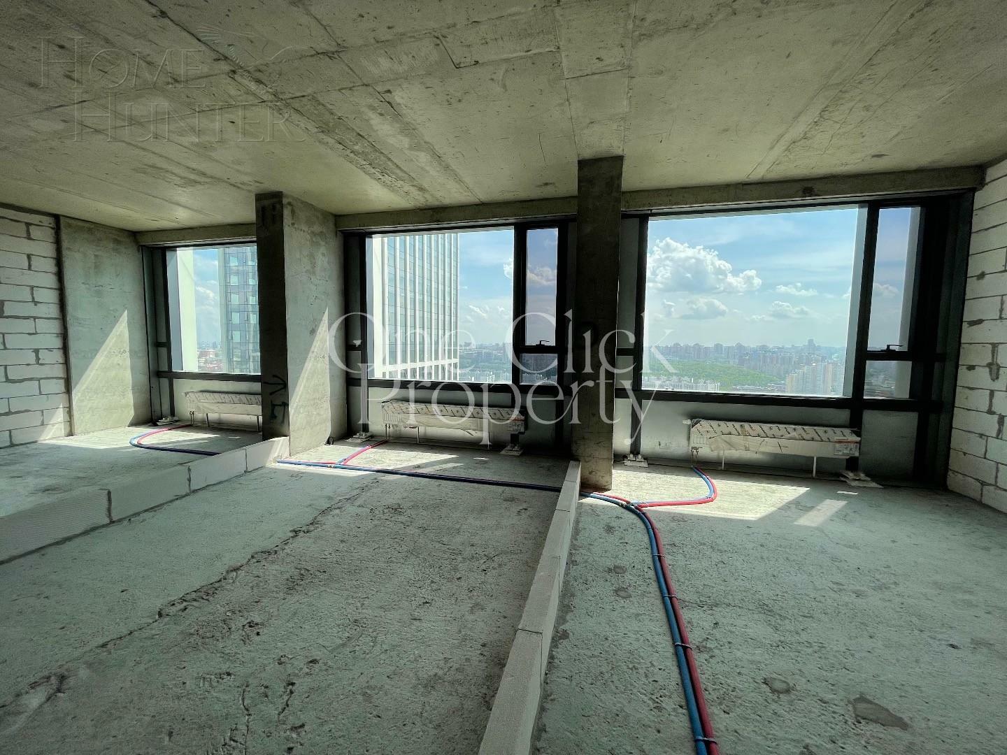 3-КОМН. КВАРТИРА БЕЗ ОТДЕЛКИ 79 М² НА 40 ЭТАЖЕ