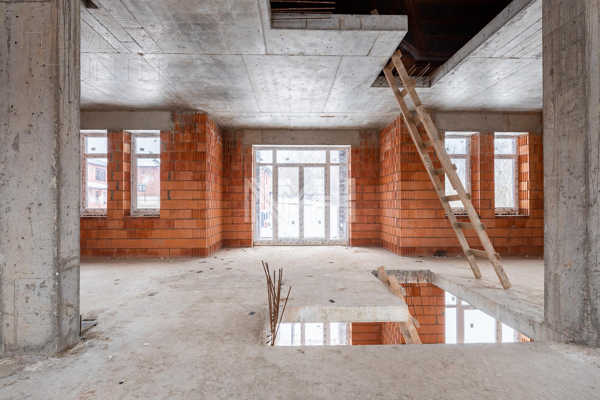 2-этажный коттедж 495 м² без отделки