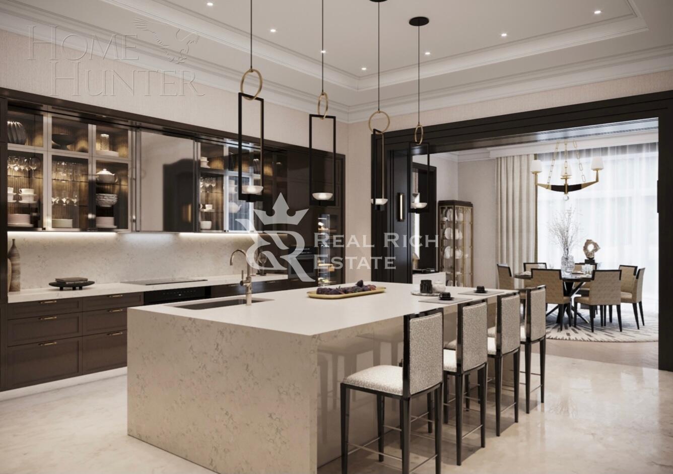 2-этажный коттедж 1 455 м² с отделкой